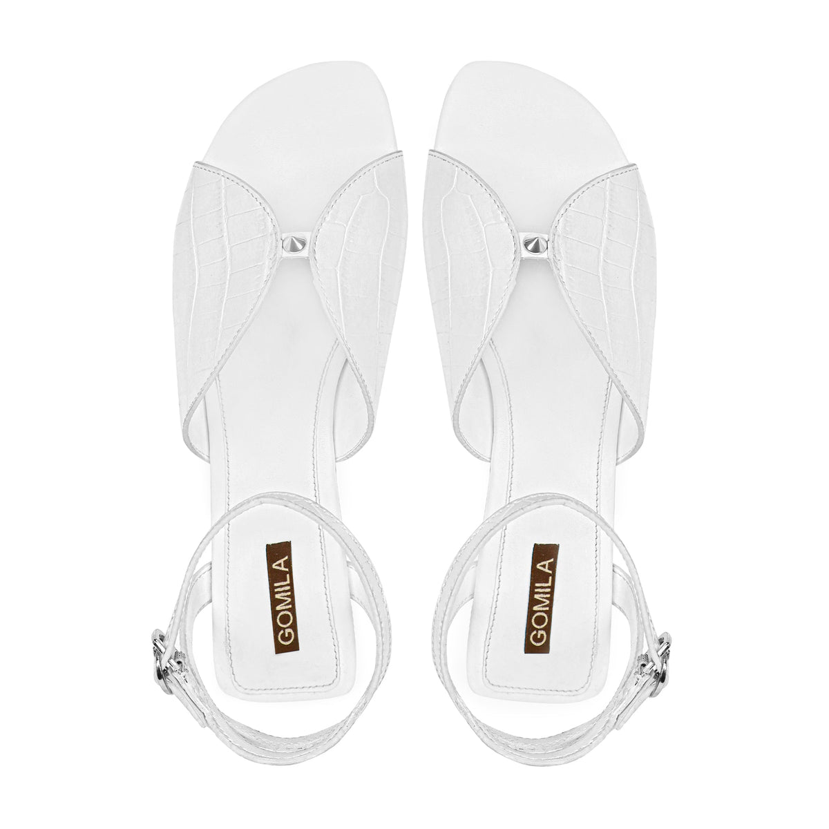 Voux - Women's White Strapped Sandal