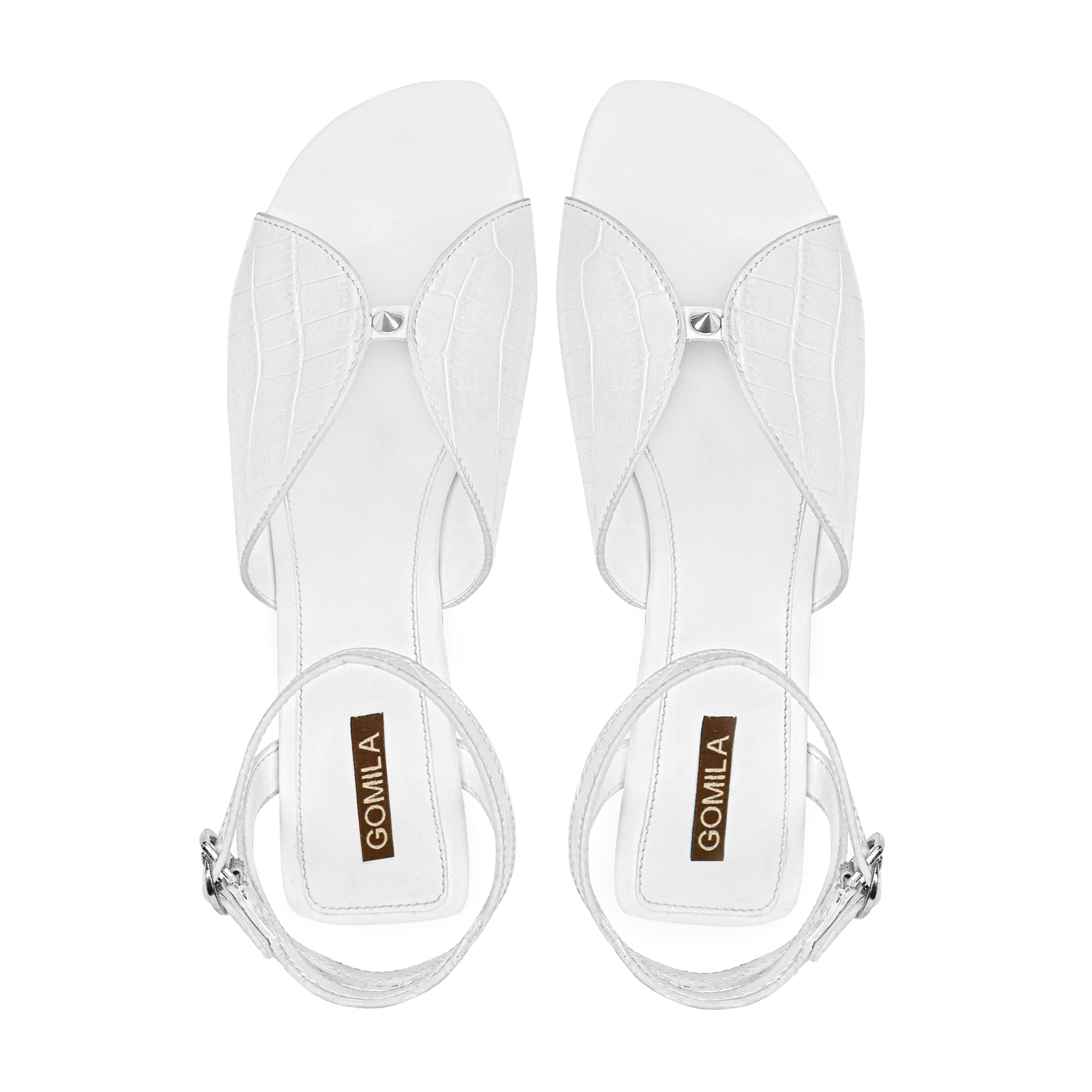 Voux - Women's White Strapped Sandal