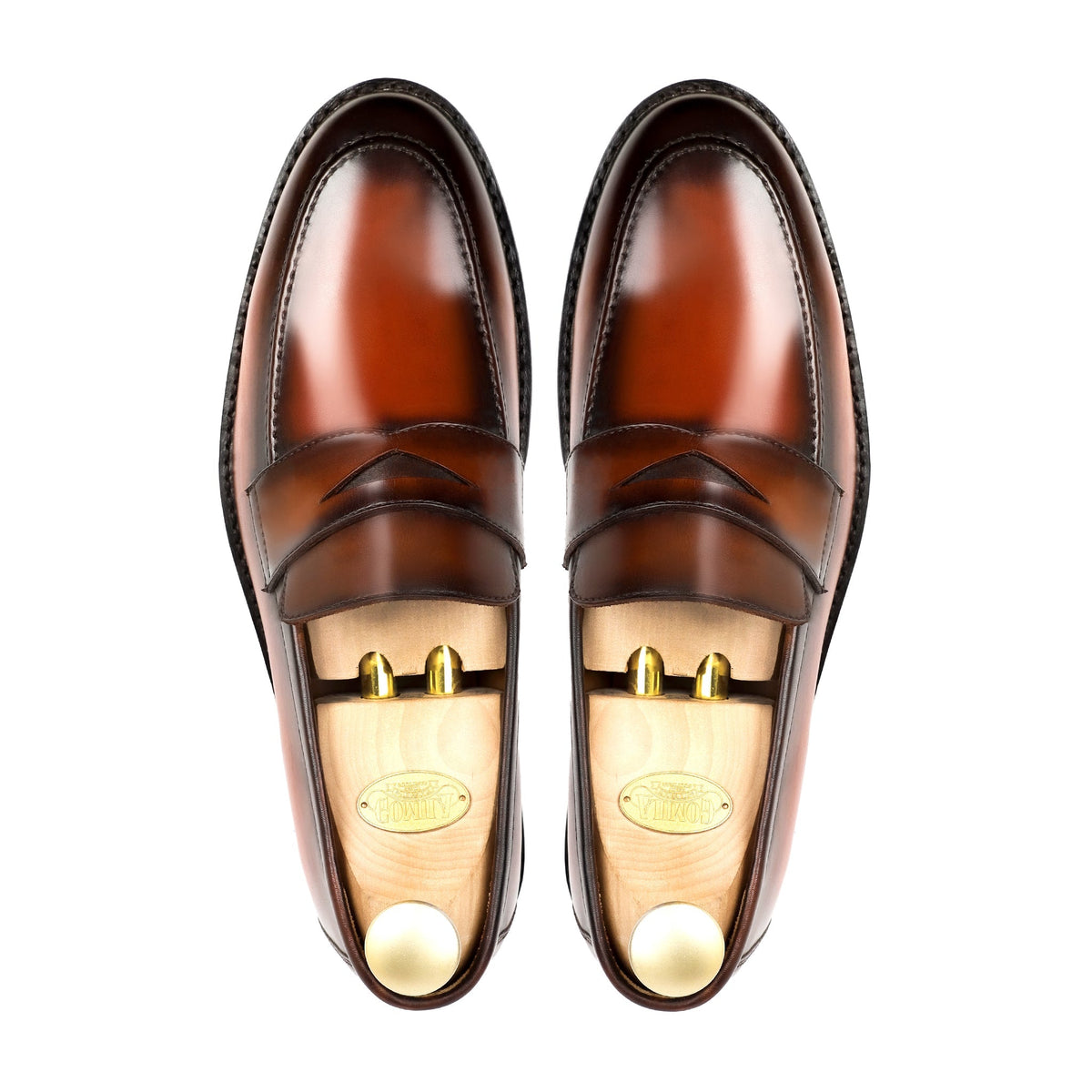 Bolt - Men's Burnished Tan Brown Calf Leather Loafer - Goodyear Welted