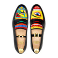 Zivah - Men's Black Hand Painted Loafer