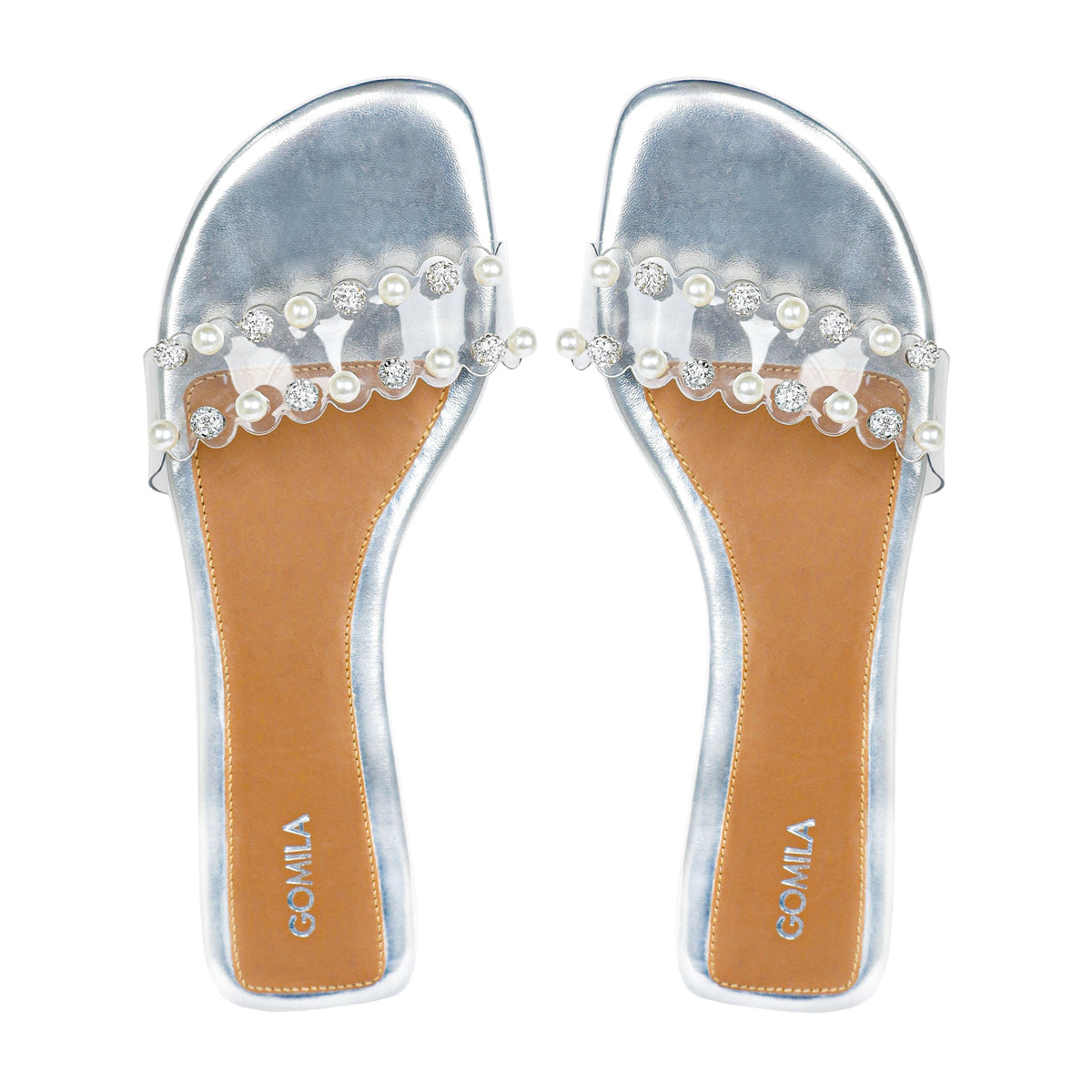 Aurelia - Women's Silver Slipper