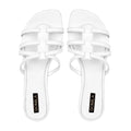 Elva - Women's White Slipper