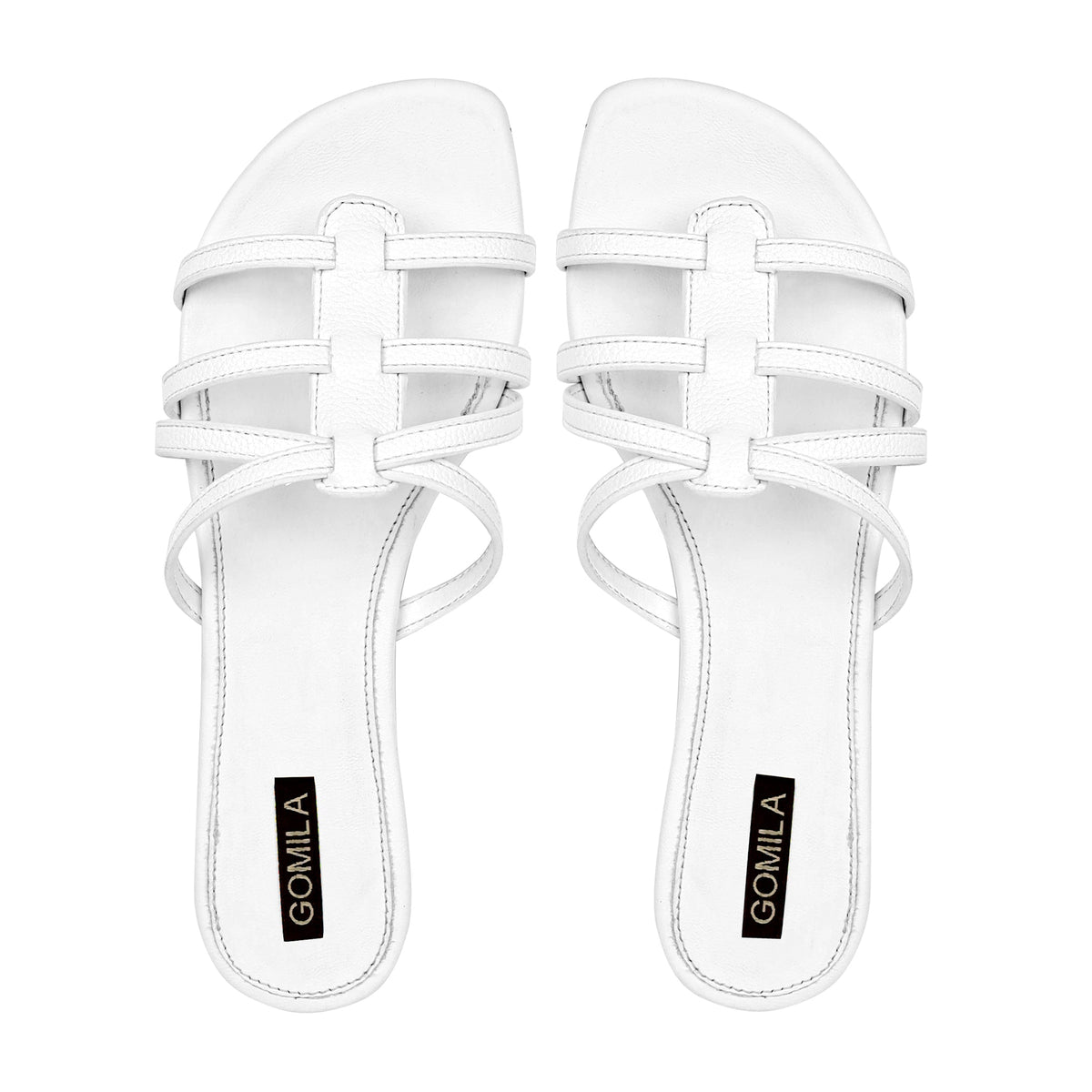 Elva - Women's White Slipper