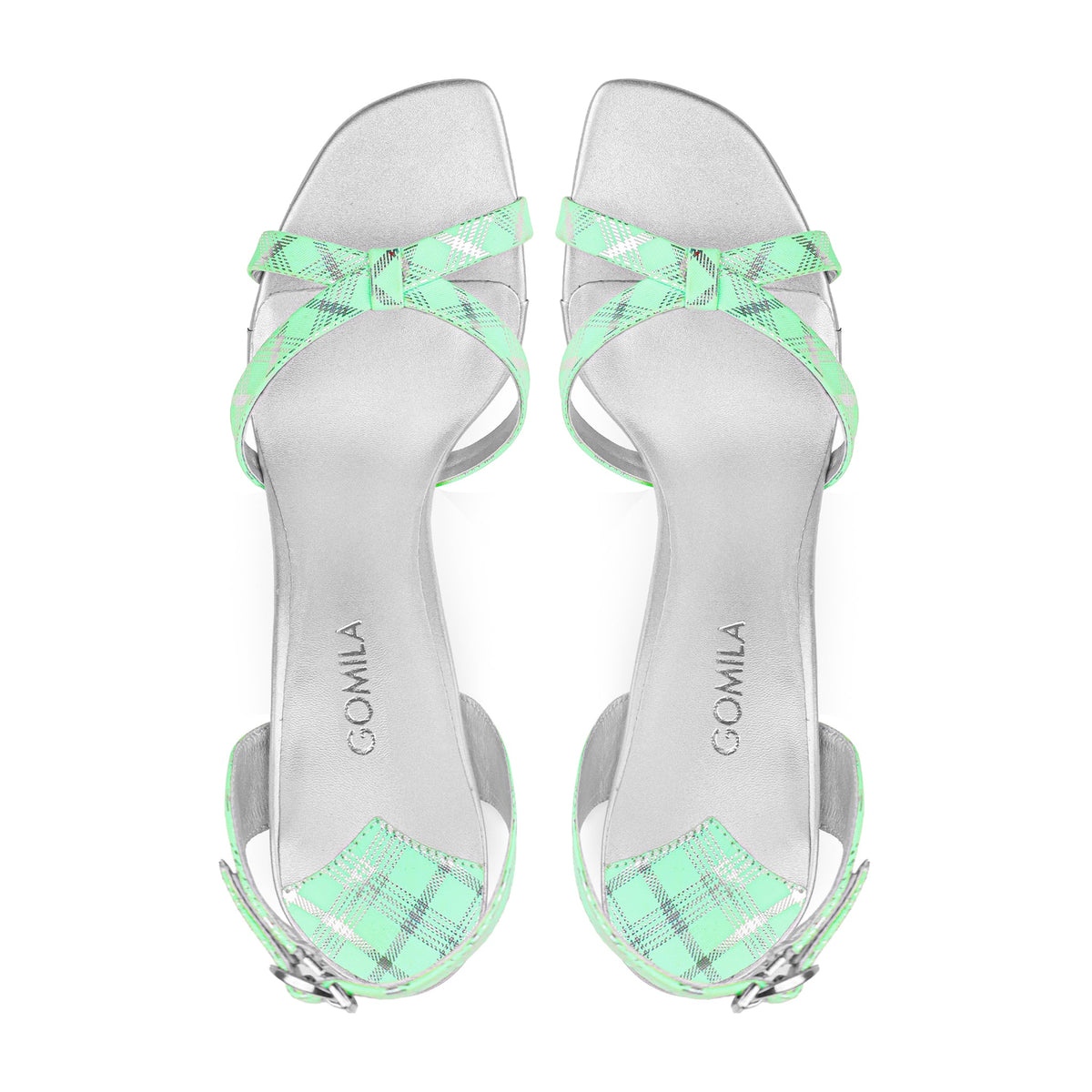 Ciel - Women's Argyle Green Heels