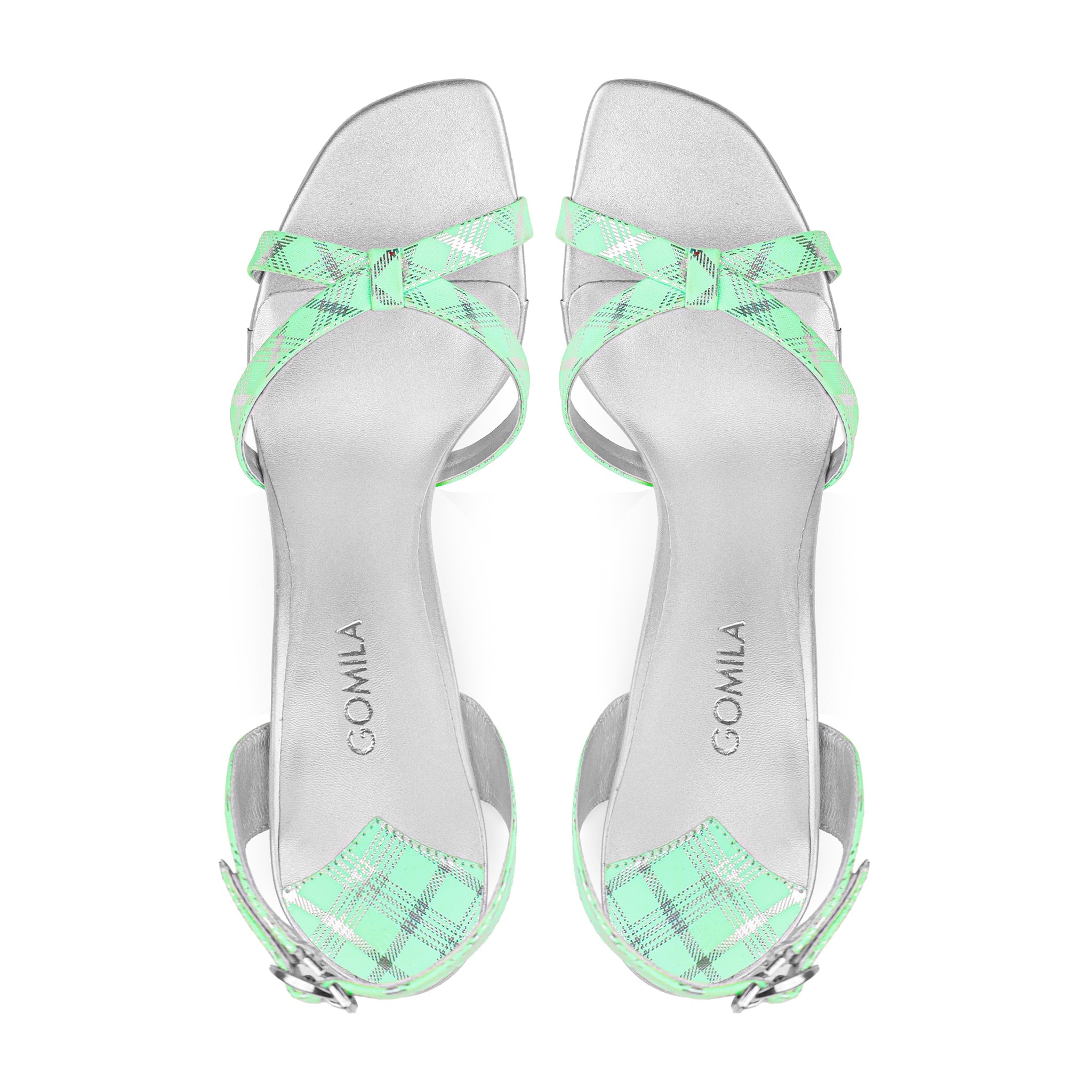 Ciel - Women's Argyle Green Heels
