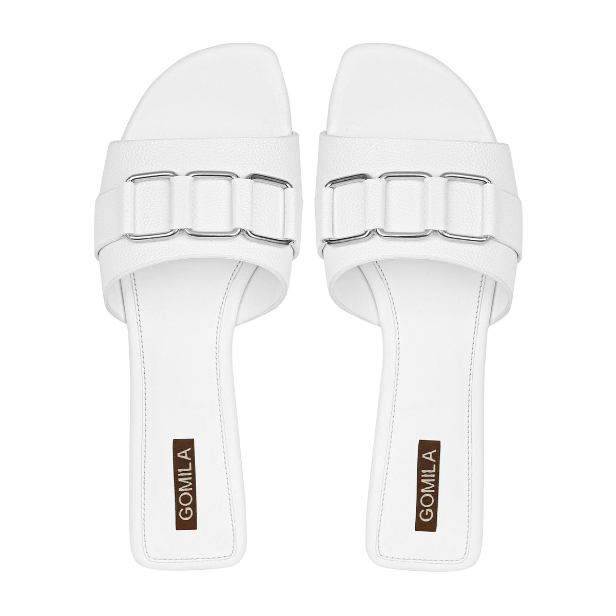 Evia - Women's White Slipper