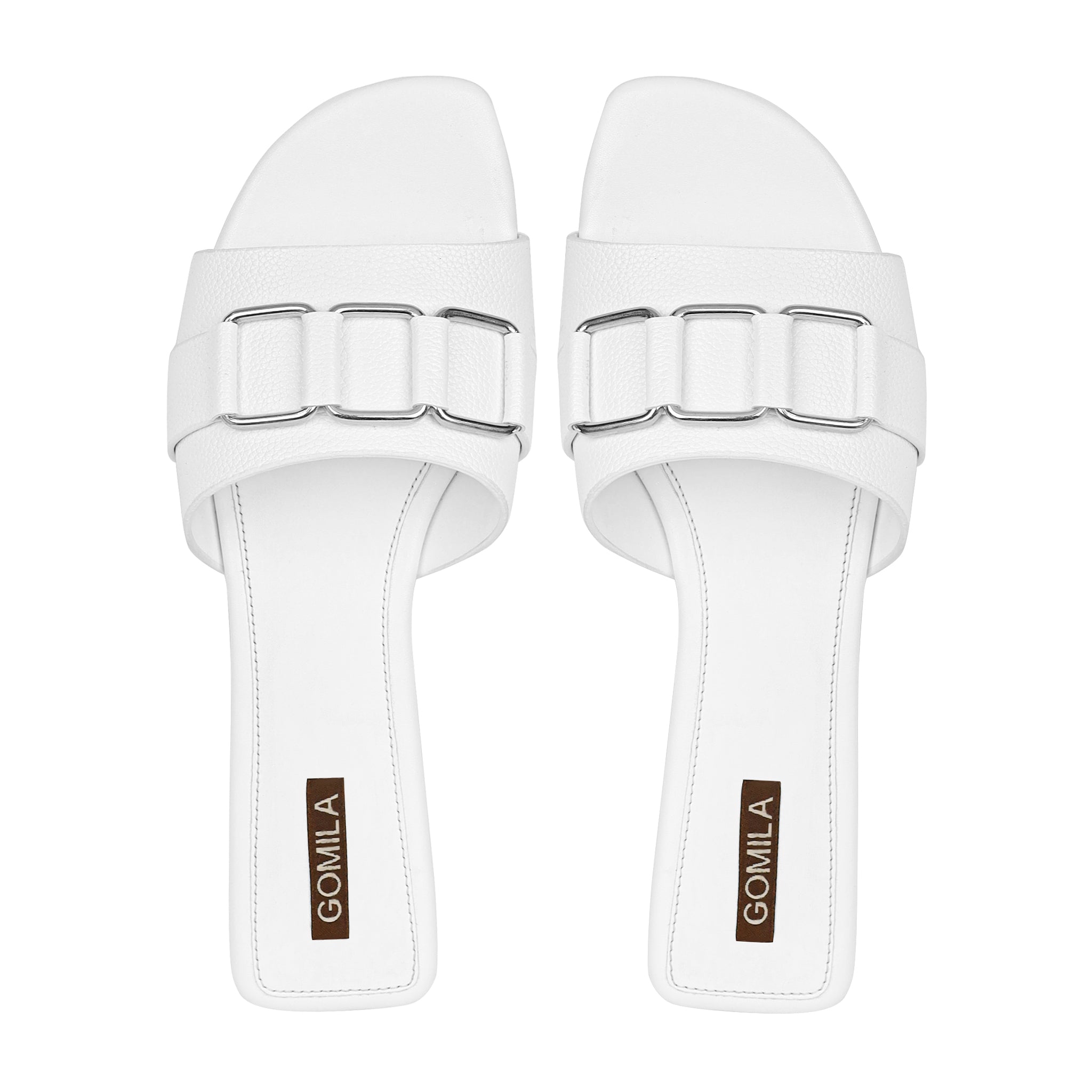 Evia - Women's White Slipper