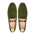 Knox - Men's Olive Green Split Suede Driver Shoe