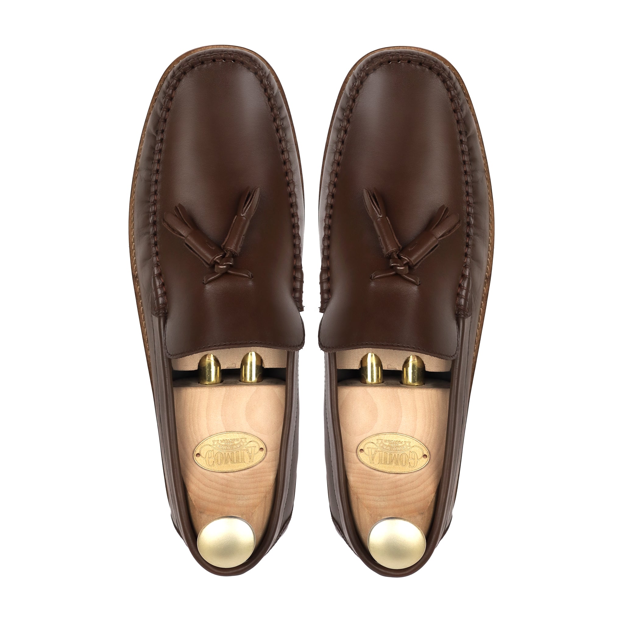 Alvero - Men's Brown Calf Leather Loafer