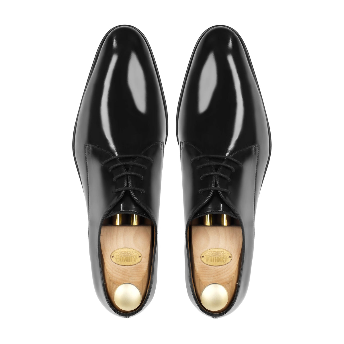Blooms - Men's Black Patent Box Derby Shoe