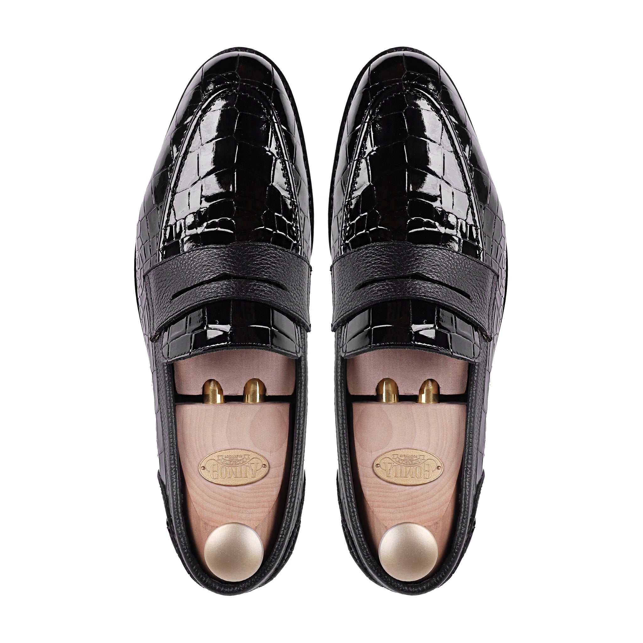 Askari - Men's Black Patent Leather Loafer