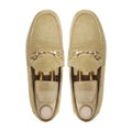 Delbert - Men's Tan Kid Suede Loafer