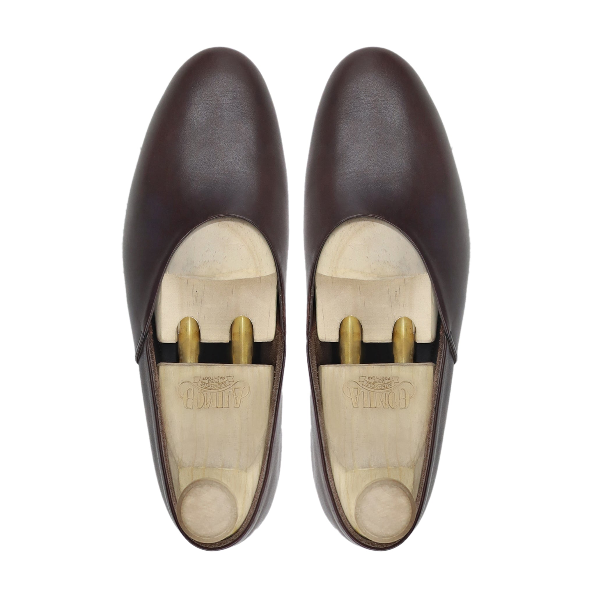 Taverna - Men's Dark Brown Calf Leather Loafer