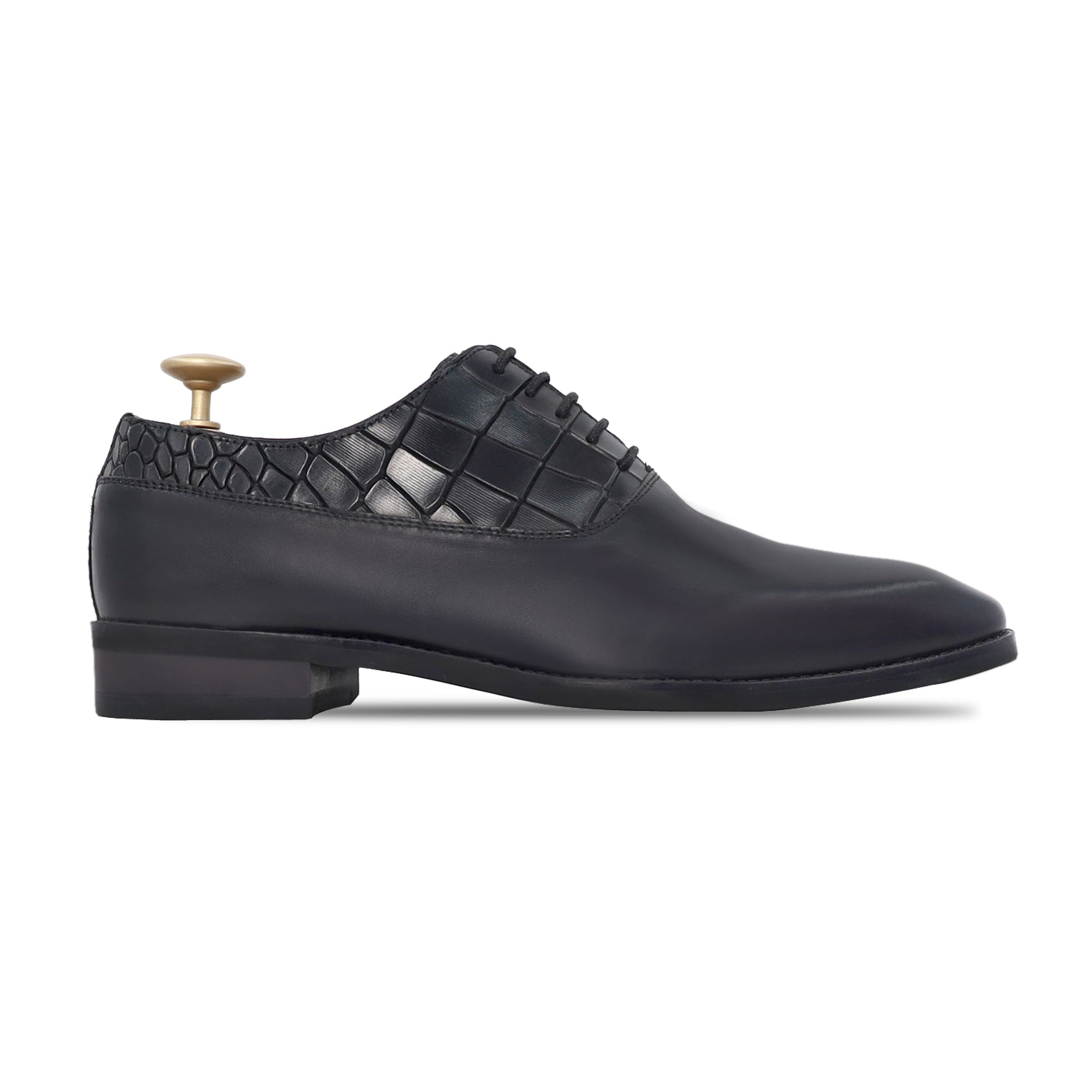 Thiago - Men's Black Calf Leather Oxford Shoe