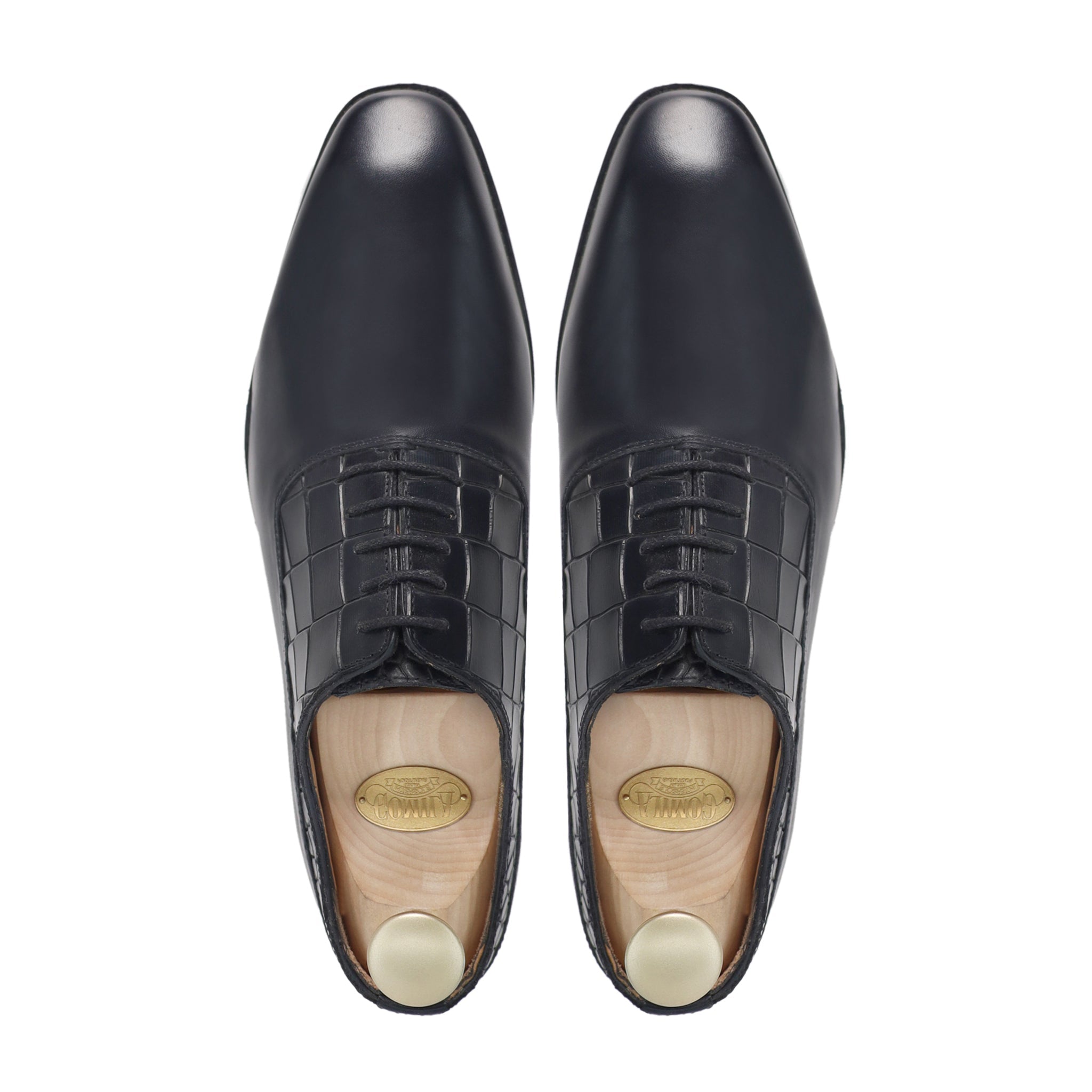 Thiago - Men's Black Calf Leather Oxford Shoe