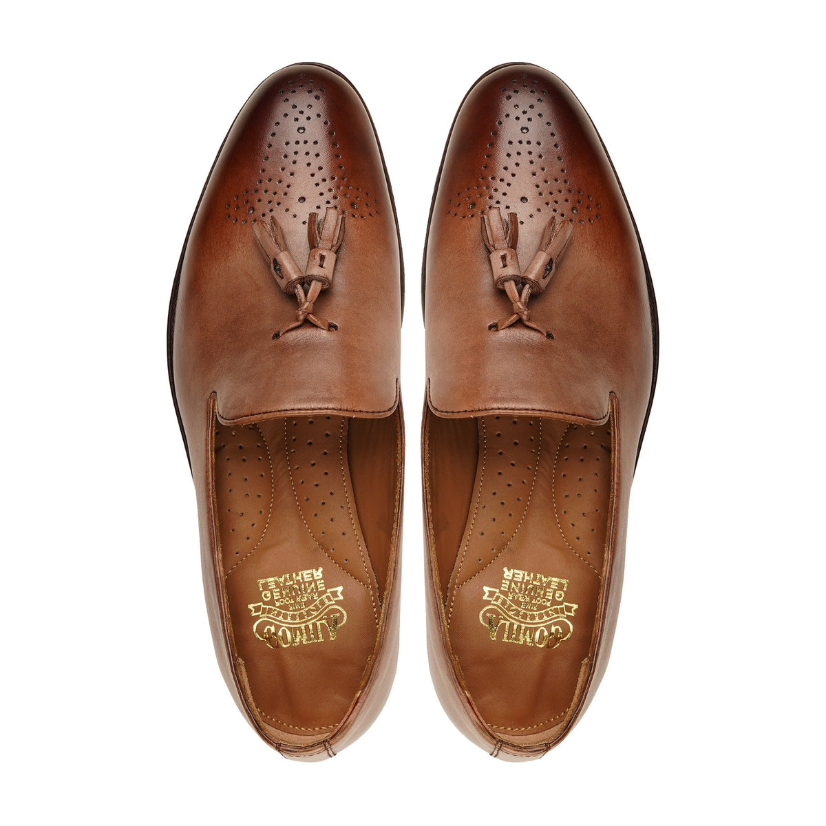 Tulsa - Men's Tan Calf Leather Loafer