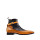 Meltem - Men's Tan and Black Calf Leather Jodhpur Boot