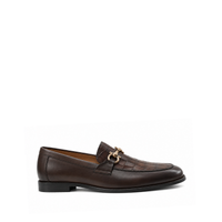 Scott - Men's Dark Brown Patina Calf Leather Loafer