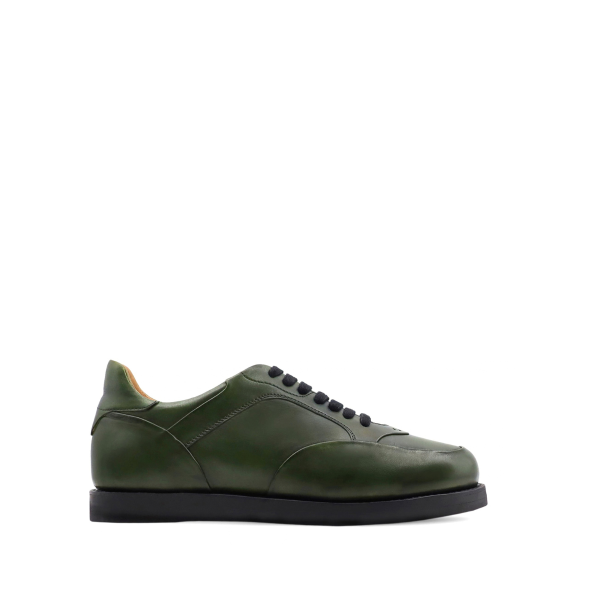Dort - Men's Green Calf Leather Jogger - Goodyear Welted