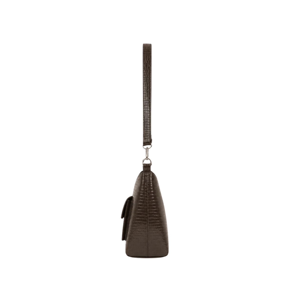 Lili - Snake Skin Gray Rexine Hand Bag
