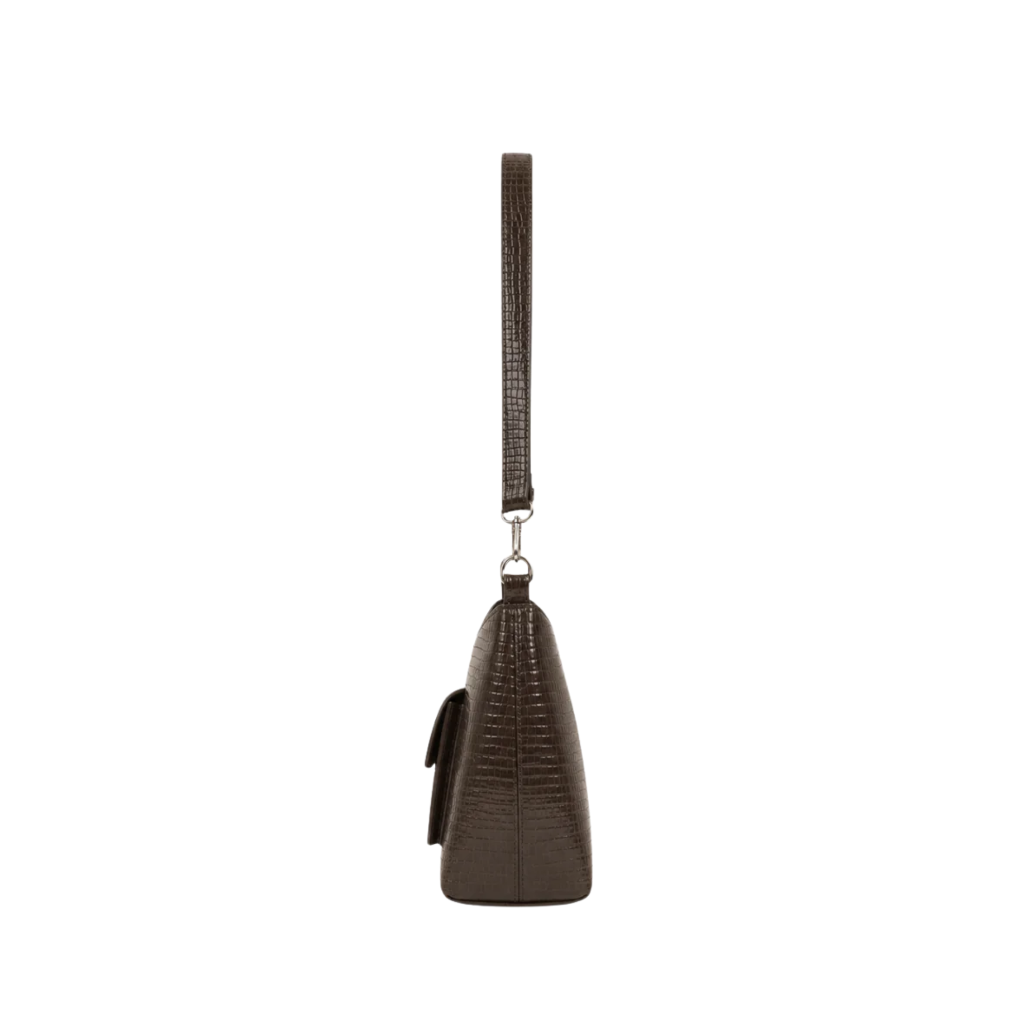 Lili - Snake Skin Gray Rexine Hand Bag