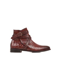 Kongsvinger - Men's Burnished Oxblood Calf Leather Jodhpur Boot