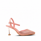 Vanessa - Women’s Peach Rhinestone Heels