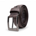 Velto - Men's Brown Textured Belt