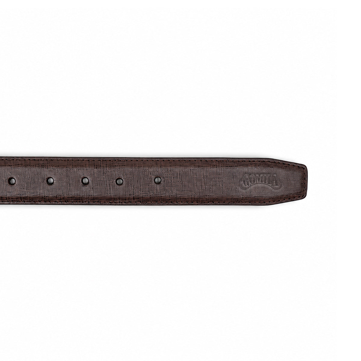 Velto - Men's Brown Textured Belt