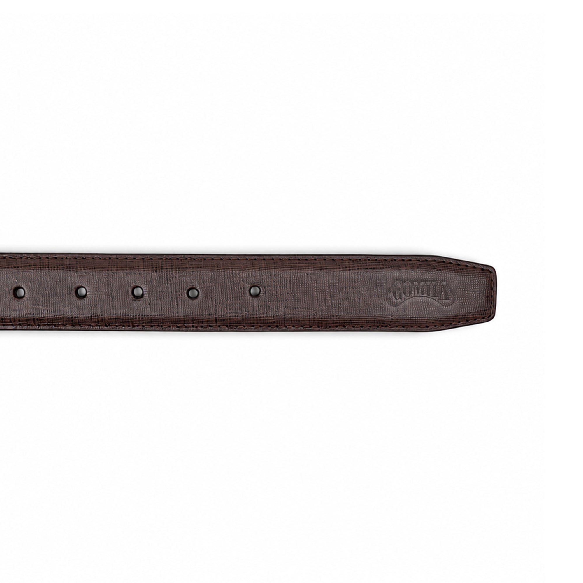 Velto - Men's Brown Textured Belt