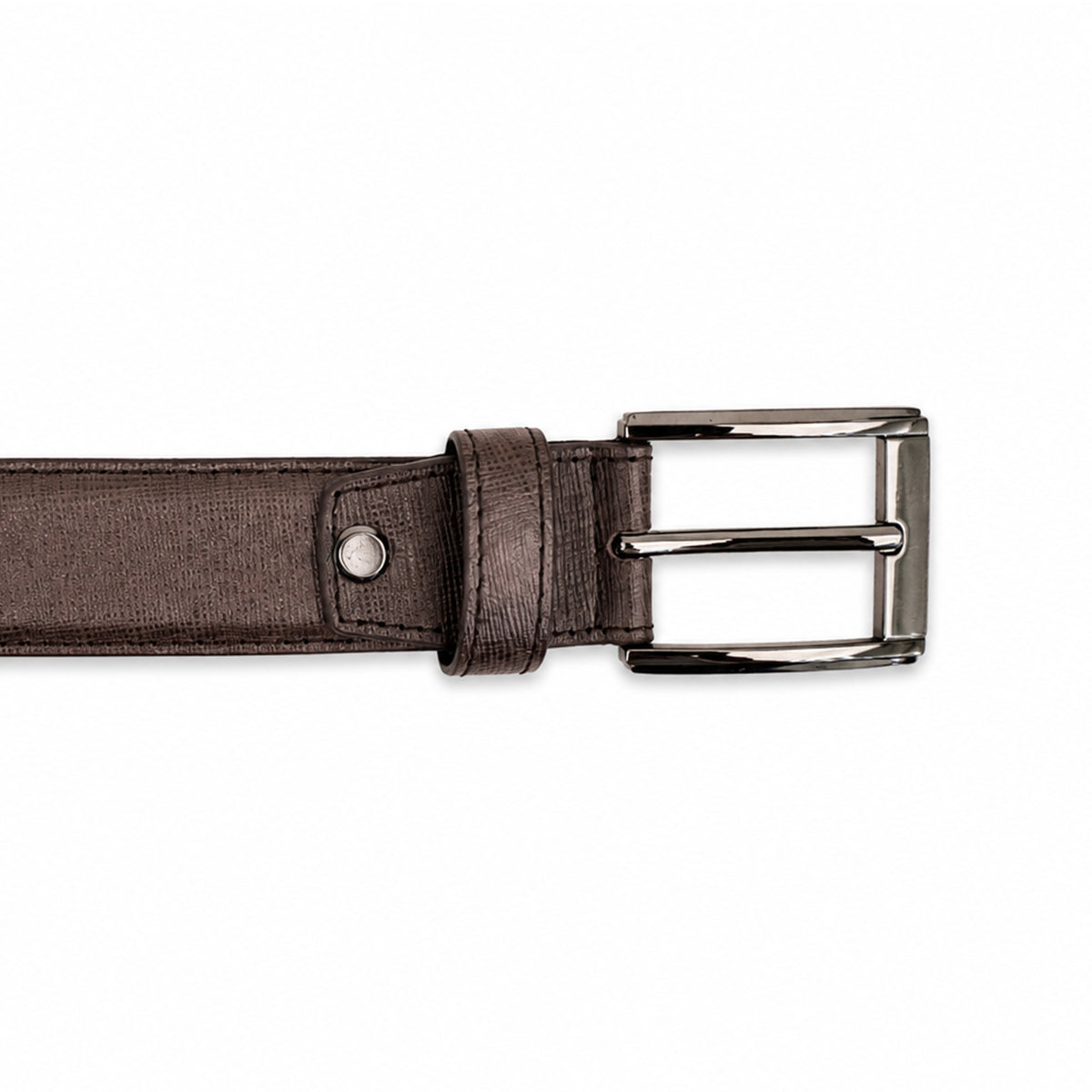 Velto - Men's Brown Textured Belt
