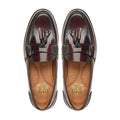 Verona - Men's Burgendy Box Leather High Shine Loafer