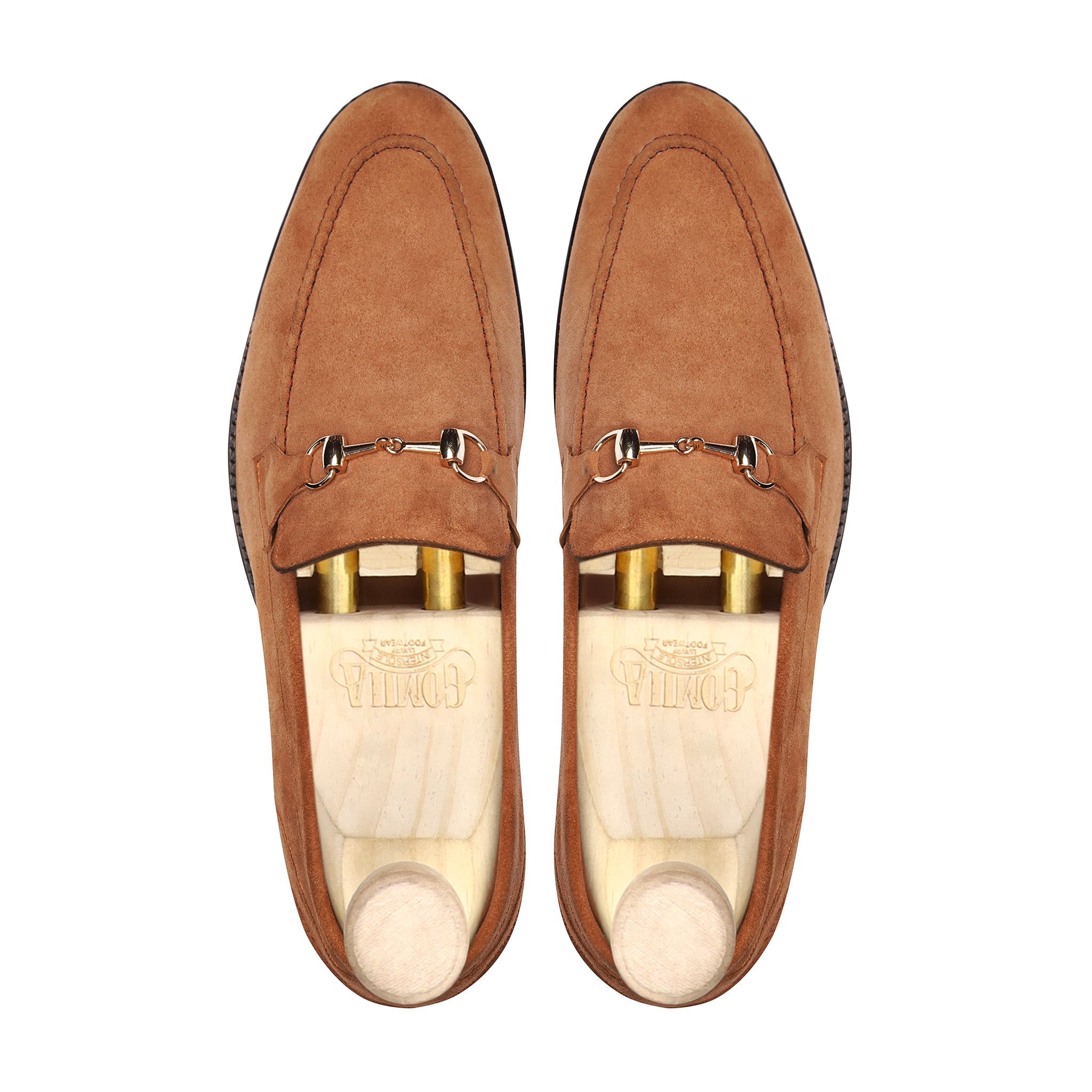Watson - Men's Tan Kid Suede Loafer