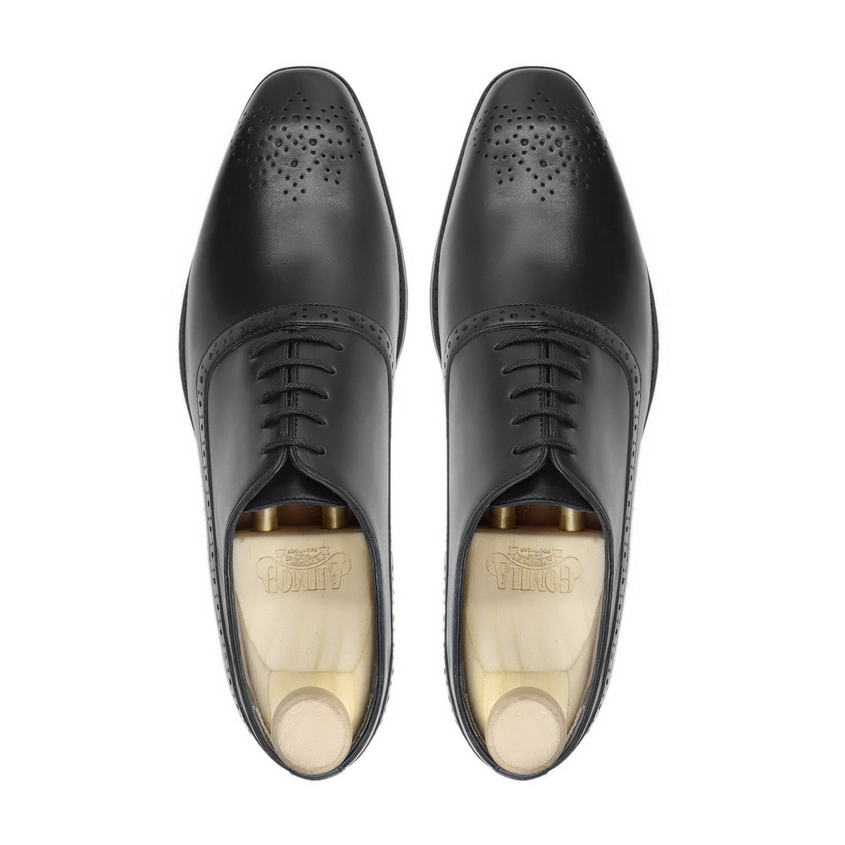 Yosem - Men's Black Calf Leather Oxford Shoe