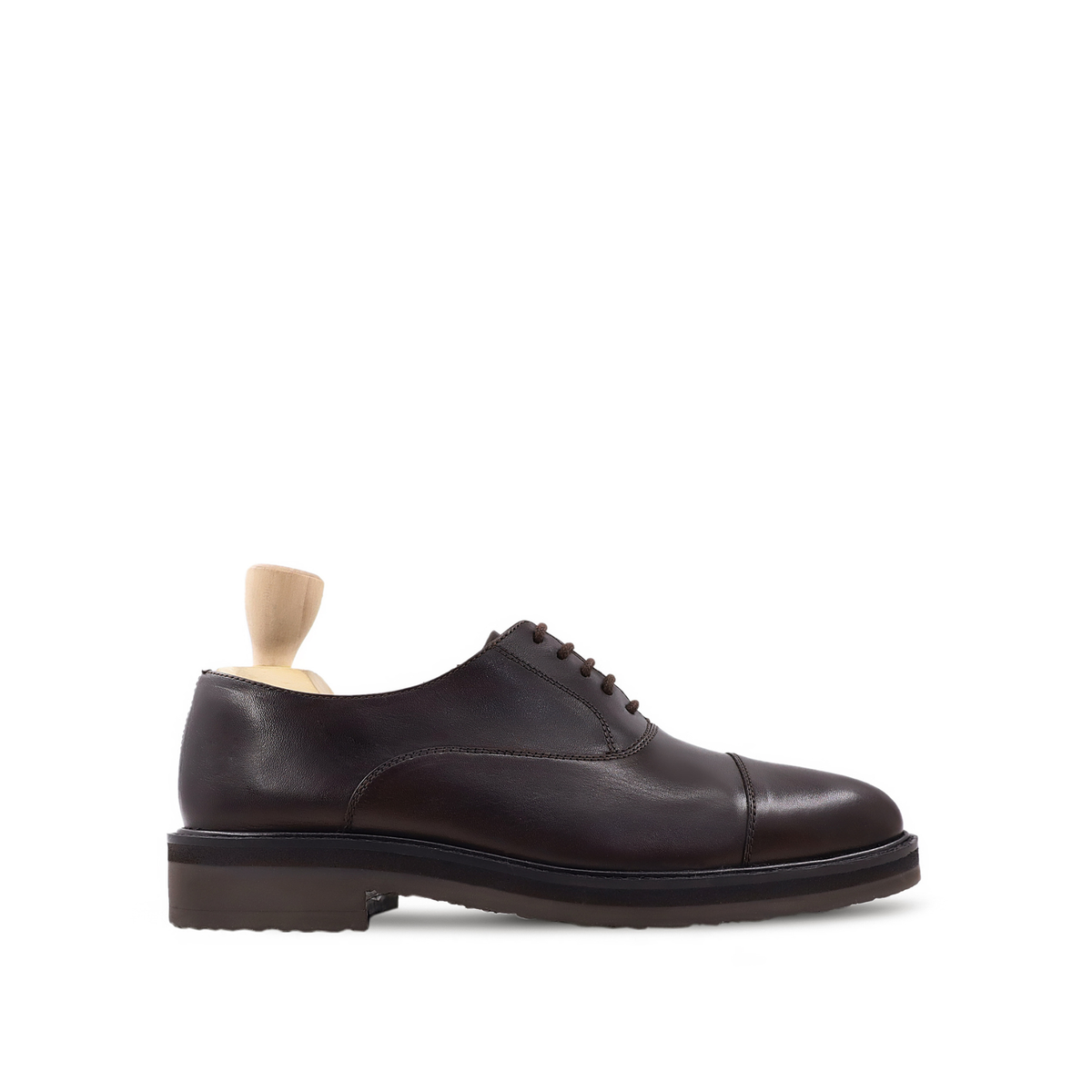 Yildiz - Men's Dark Brown Calf Leather Oxford Shoe