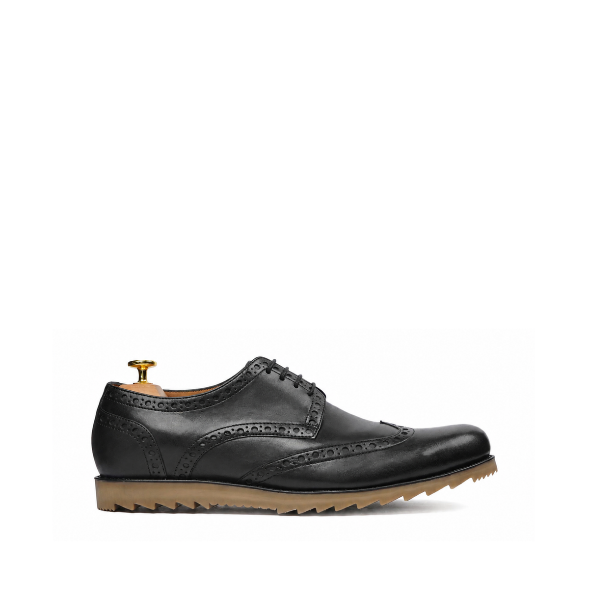 Yoite - Me's Black Calf Leather Derby Shoe