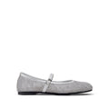Zoey - Women's Silver Embroidery Pump