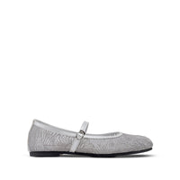 Zoey - Women's Silver Lace Pump