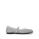 Zoey - Women's Silver Embroidery Pump