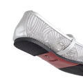Zoey - Women's Silver Embroidery Pump