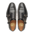 York - Men's Black Calf Leather Double Monkstrap