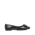 Cora - Ladies Black Calf Leather Pump