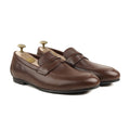Argenta - Men's Dark Brown Pebble Grain Leather Loafer