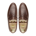 Argenta - Men's Dark Brown Pebble Grain Leather Loafer