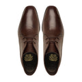 Tenin - Men's Dark Brown Pebble Grain Chukka Boot