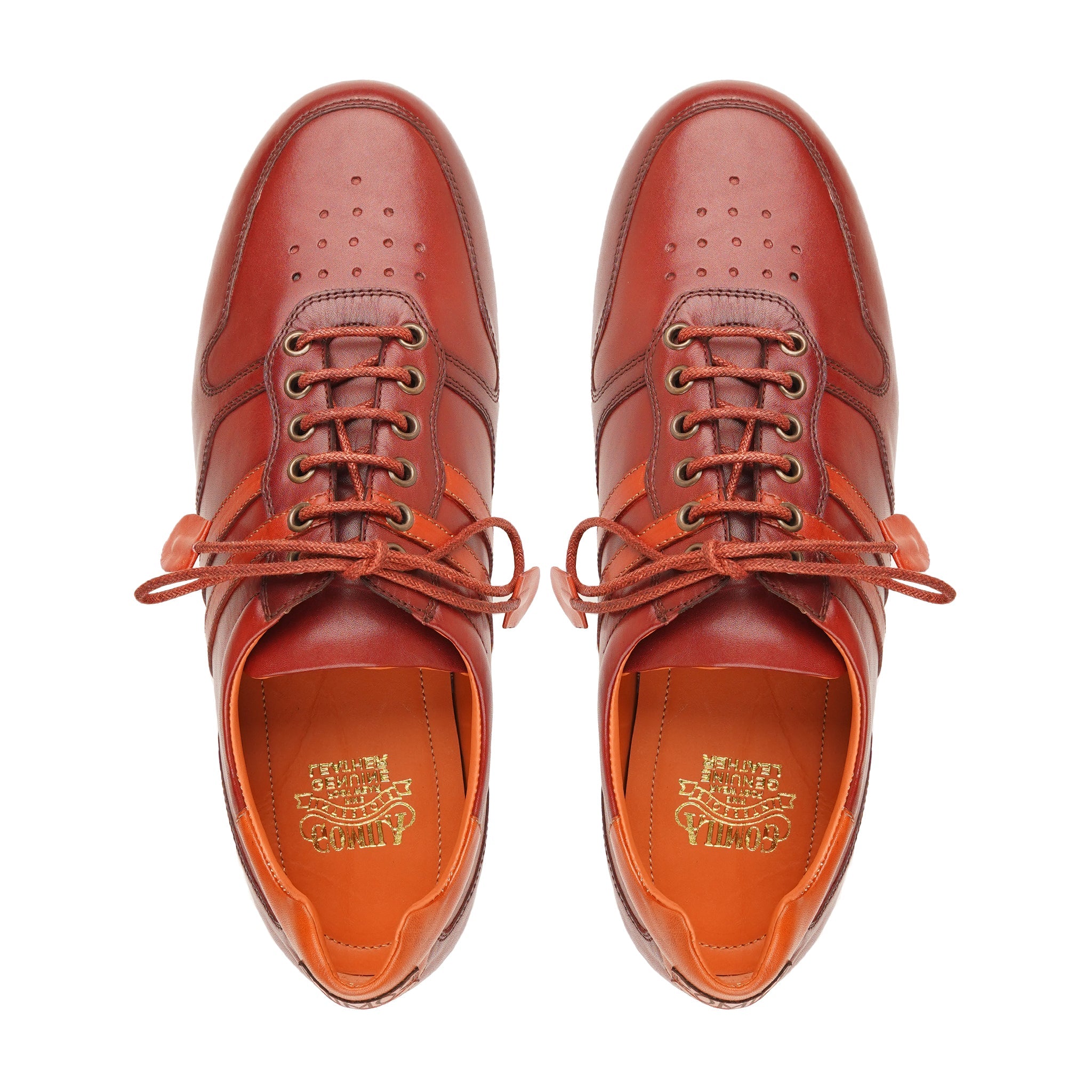 Sinisa - Men's Oxblood Calf Leather Jogger