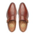 Masha - Men's Brown Calf Leather Single Monkstrap