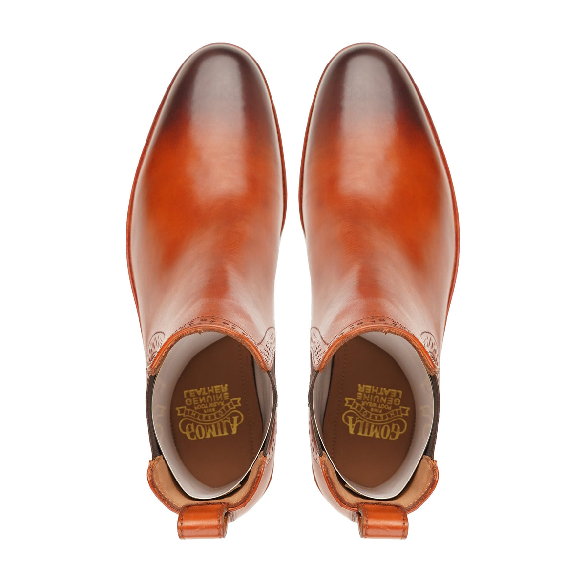 Torrye - Men's Burnished Tan Calf Leather Chelsea Boot