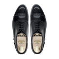 Dustin - Men's Black Box Leather High Shine Oxford Shoe