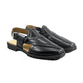 Carmela - Men's Black Calf Leather Sandal